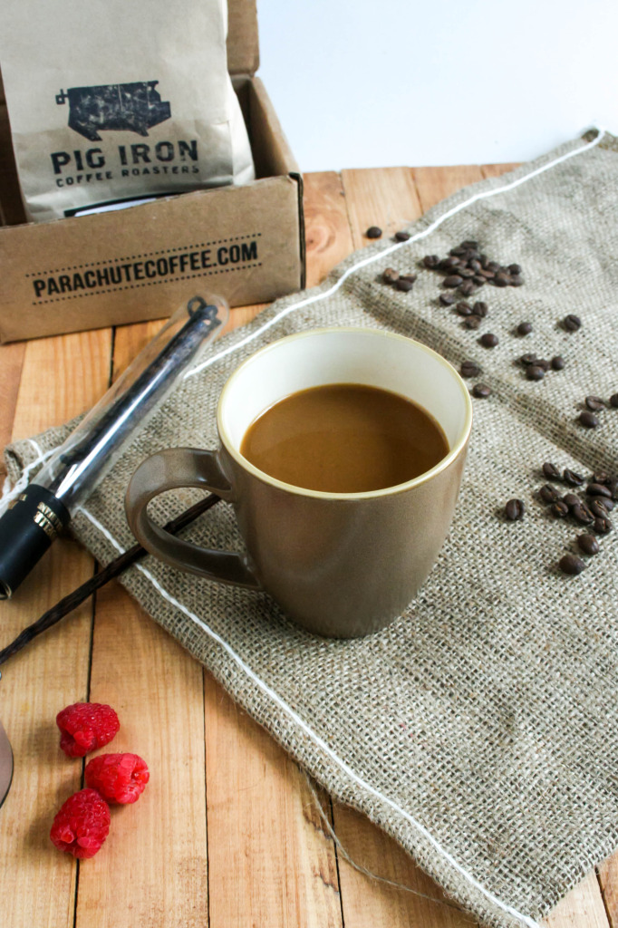 Parachute Coffee with Raspberry Oreo Coffee Creamer Recipe