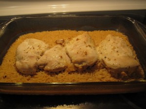 Lemon-Soy Chicken and Rice