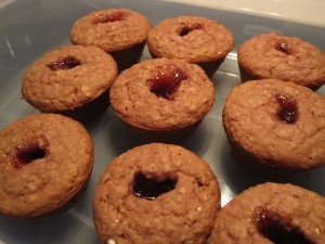 Strawberry Crater Muffins
