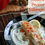 Kare Kare Toasted Peanut Salmon {Pulo Cuisine Giveaway}