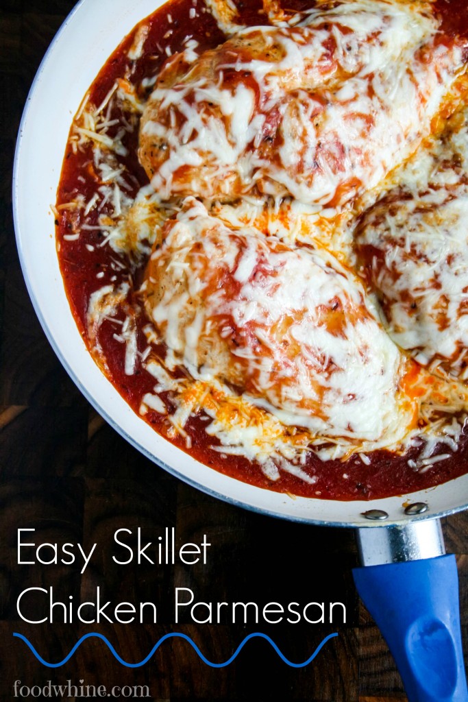 Easy Skillet Chicken Parmesan