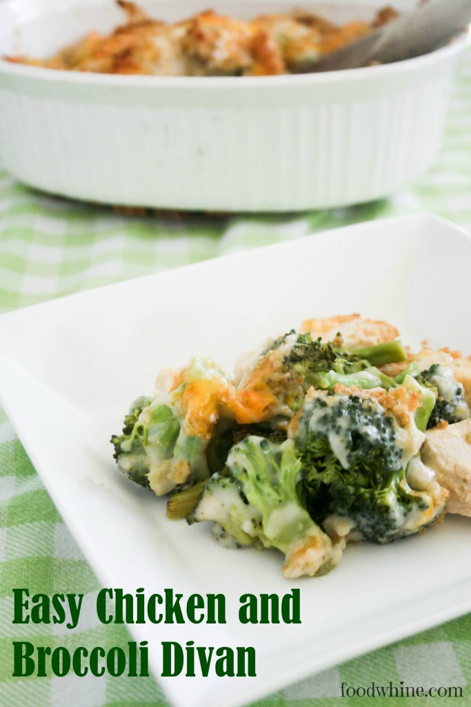 Easy Chicken & Broccoli Divan
