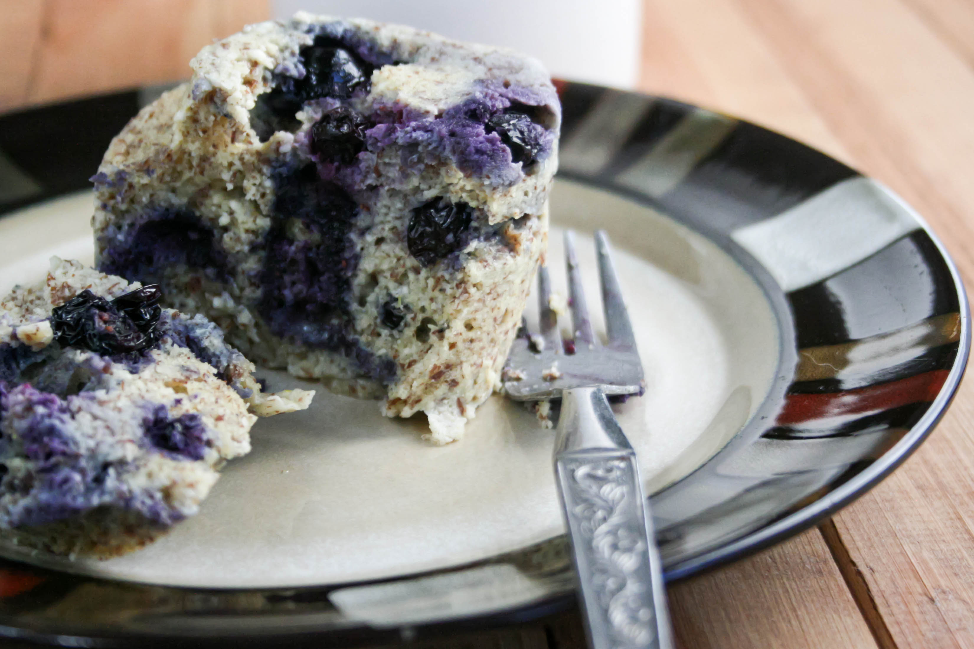 Blueberry Almond Flour Mug Muffin