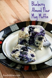 Blueberry Almond Flour Mug Muffin