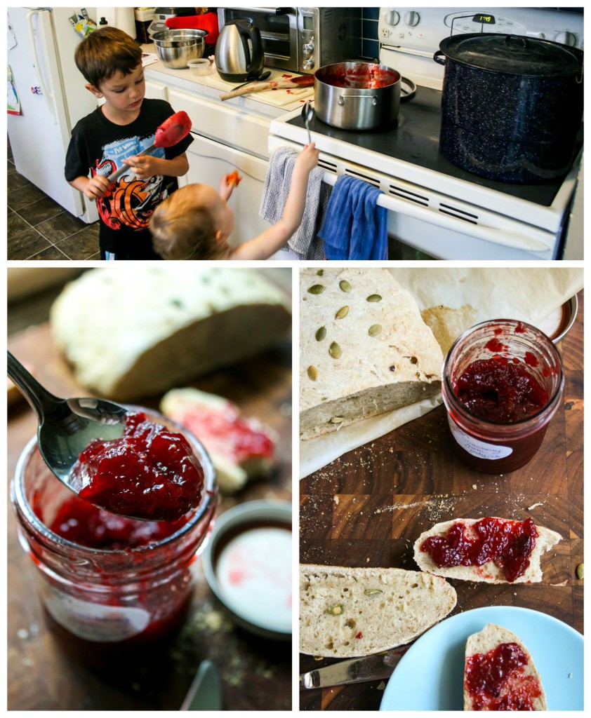 Making strawberry jam #CanningKitchen